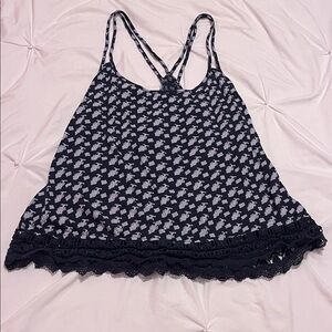 American Eagle Outfitters Navy Camisole